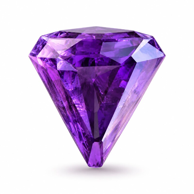 Natural Amethyst Gemstone 5.71 Ct