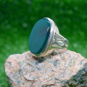 Green Agate(aqeeq )Ring 1