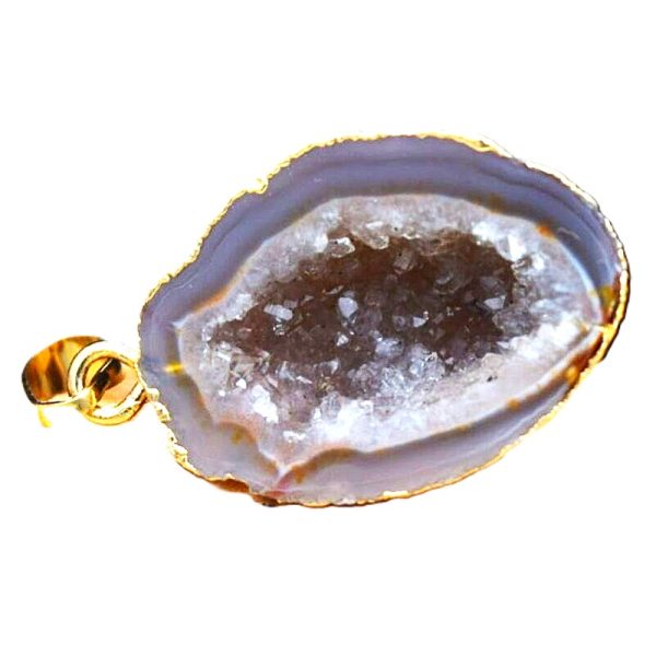 Agate Geode Pendant1