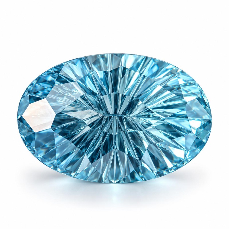 Natural Swiss Blue Topaz gemstone 14.22CT
