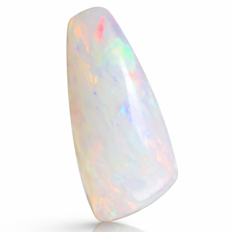 Natural White opal gemstone C2