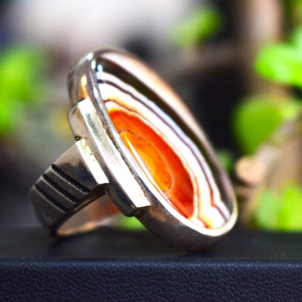 Sulaimani Agate aqeeq Ring