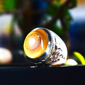 Natural Eye Agate Aqeeq Ring17 (1)