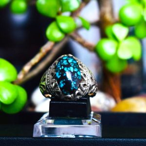 Natural Lander Blue Turquoise Feroza Ring101