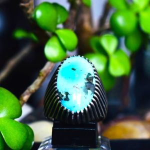Natural Turquoise Feroza Ring1