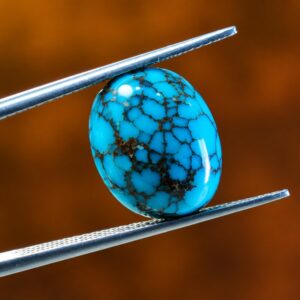 Natural Kingman Spiderweb Turquoise Feroza – 5.42 Ct
