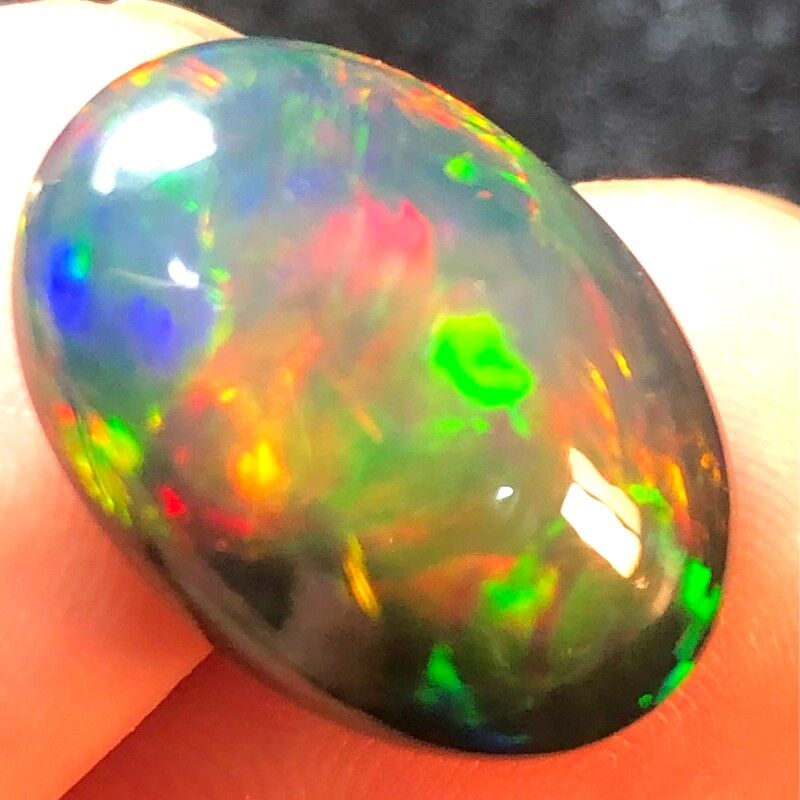 Natural Black Opal 10 Ct