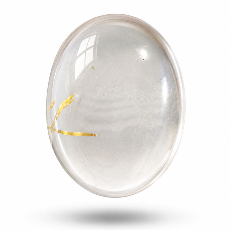 Natural Golden Rutile Quartz Gemstone C24.45