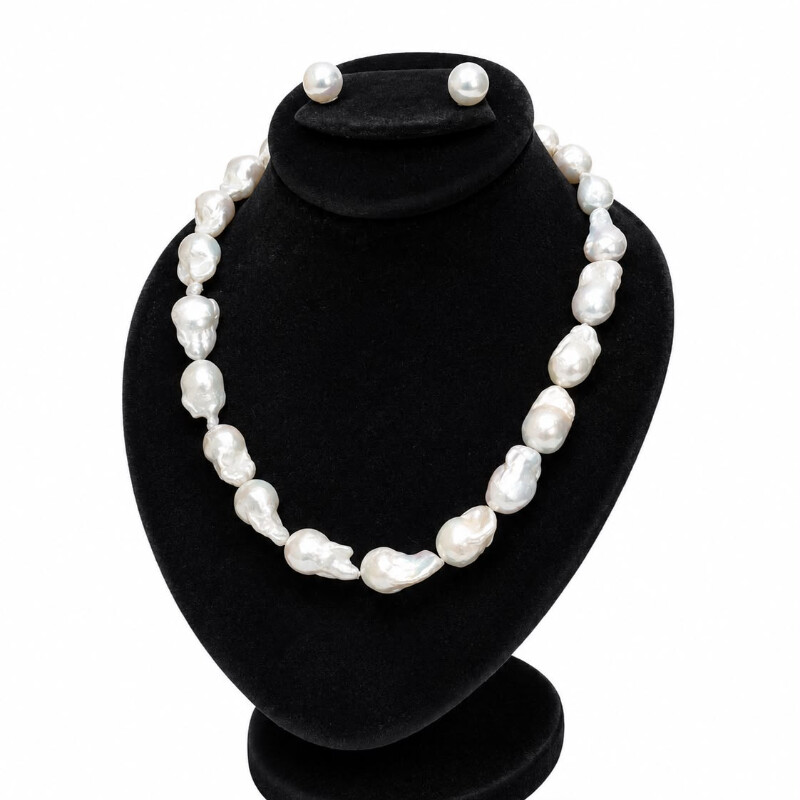 Natural Cultured Freshwater Pearl Necklace Set