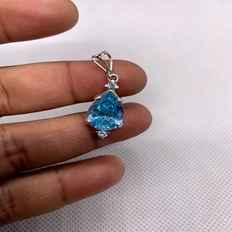 Blue Topaz Pendant - Image 2