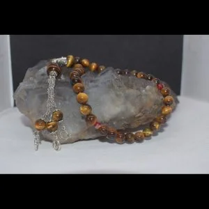 Natural Tiger's Eye stone Tasbeeh