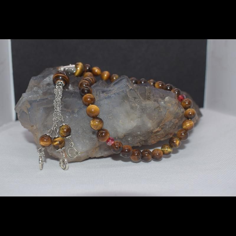 Natural Tiger's Eye stone Tasbeeh