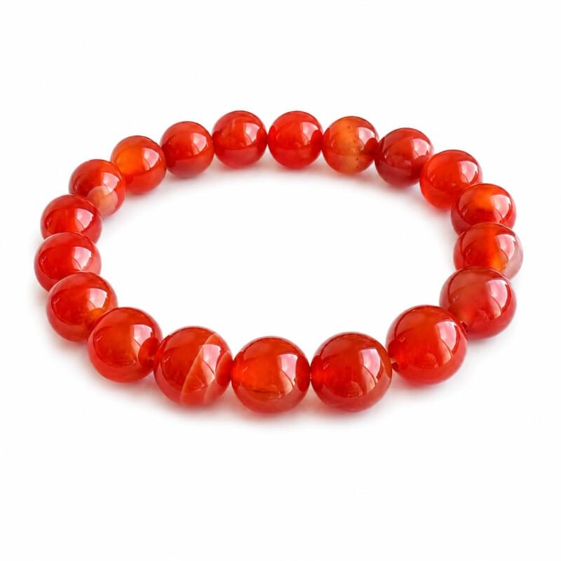 Natural Carnelian Agate Irani Aqeeq Bracelet