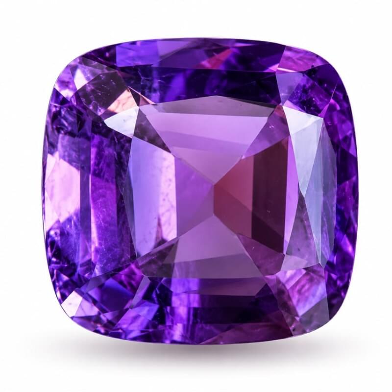 Natural Amethyst Gemstone 5.68Ct
