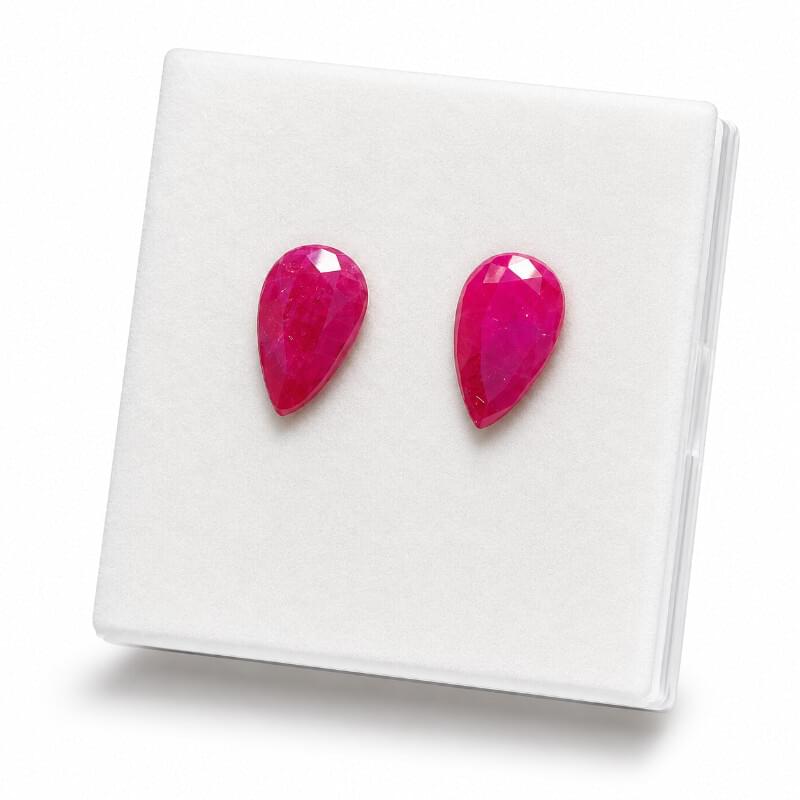 Natural Ruby Afghani Yaqoot Pair