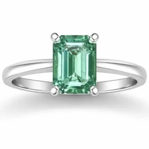 Natural Green Tourmaline Ring for Woman 11