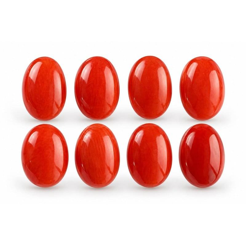 Natural Red Coral Marjan 9 Ct (It) Calibrated Lot